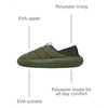 Crocs unisex-adult Classic Puff Moc(Army Green Suede)
