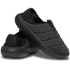 Crocs unisex-adult Classic Puff Moc(Black Suede)