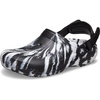 Crocs Men’s Classic Work Clogs(Black/White)