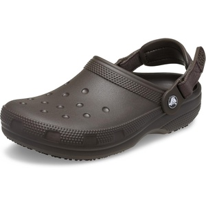 Crocs Men’s Classic Work Clogs(Dark Cocoa)