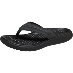 Crocs Men’s Yukon Vista II Flip Flops Sandals(Black/Black)