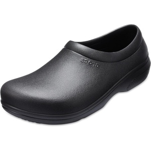 Crocs Unisex On The Clock Clog, Slip Resistant Shoes for Women and Men(Black)