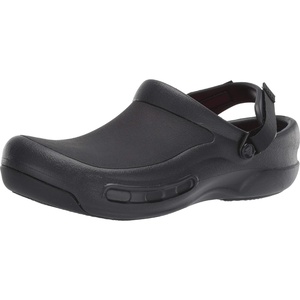 Crocs Unisex-Adult Bistro Pro LiteRide Clogs, Enclosed Toe, Slip Resistant(Black)