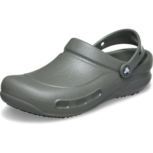 Crocs Unisex-Adult Bistro Work Clogs, Enclosed Toe, Slip Resistant Shoes(Dusty Olive)
