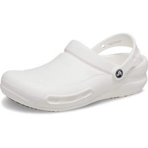 Crocs Unisex-Adult Bistro Work Clogs, Enclosed Toe, Slip Resistant Shoes(White)