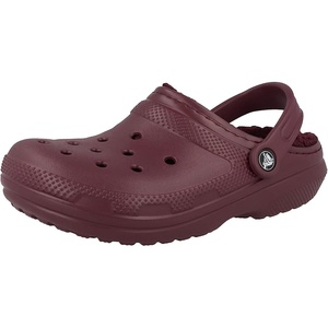 Crocs Unisex-Adult Classic Lined Clog(Garnet)