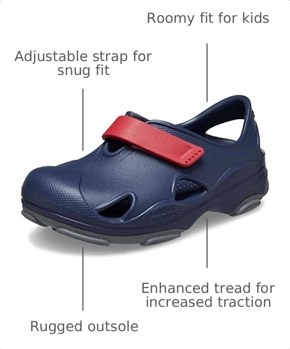 image:imageCrocs Kids All Terrain Fisherman Sandal ToddlerNavyPepper
