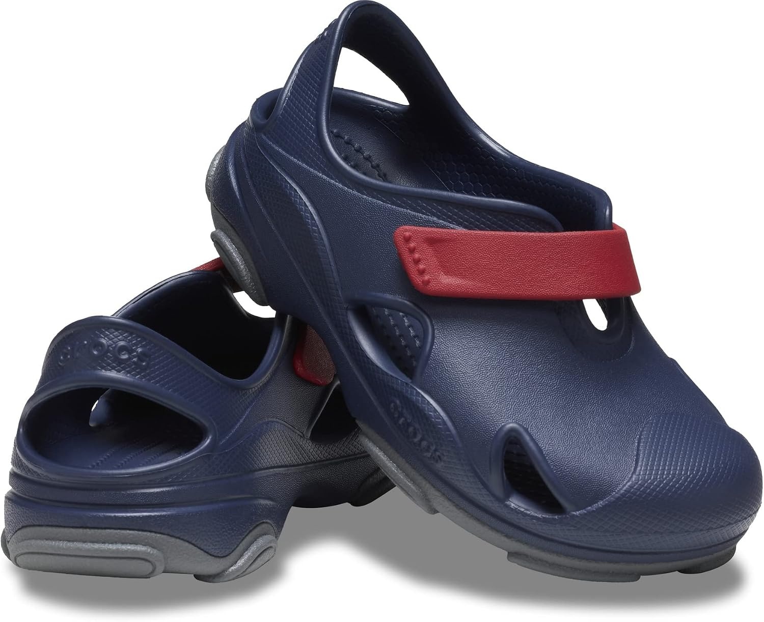 image:imageCrocs Kids All Terrain Fisherman Sandal ToddlerNavyPepper