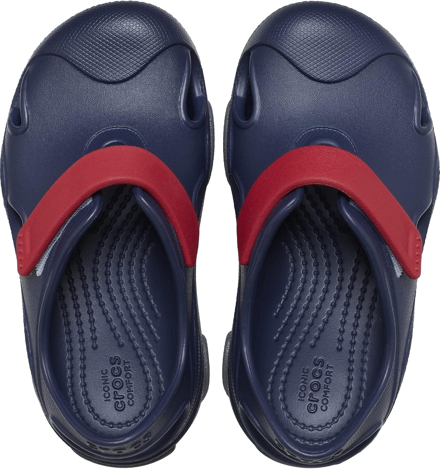 image:imageCrocs Kids All Terrain Fisherman Sandal ToddlerNavyPepper