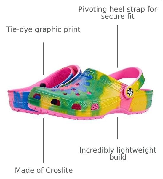 image:imageCrocs Kids Classic ClogsElectric PinkMulti