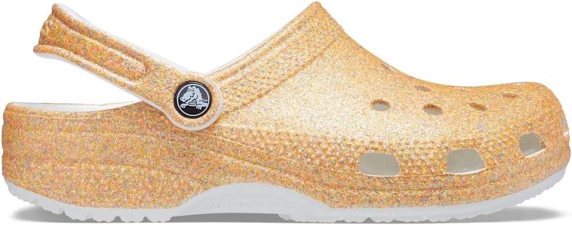 image:imageCrocs Kids Classic ClogsOrange Sorbet Glitter