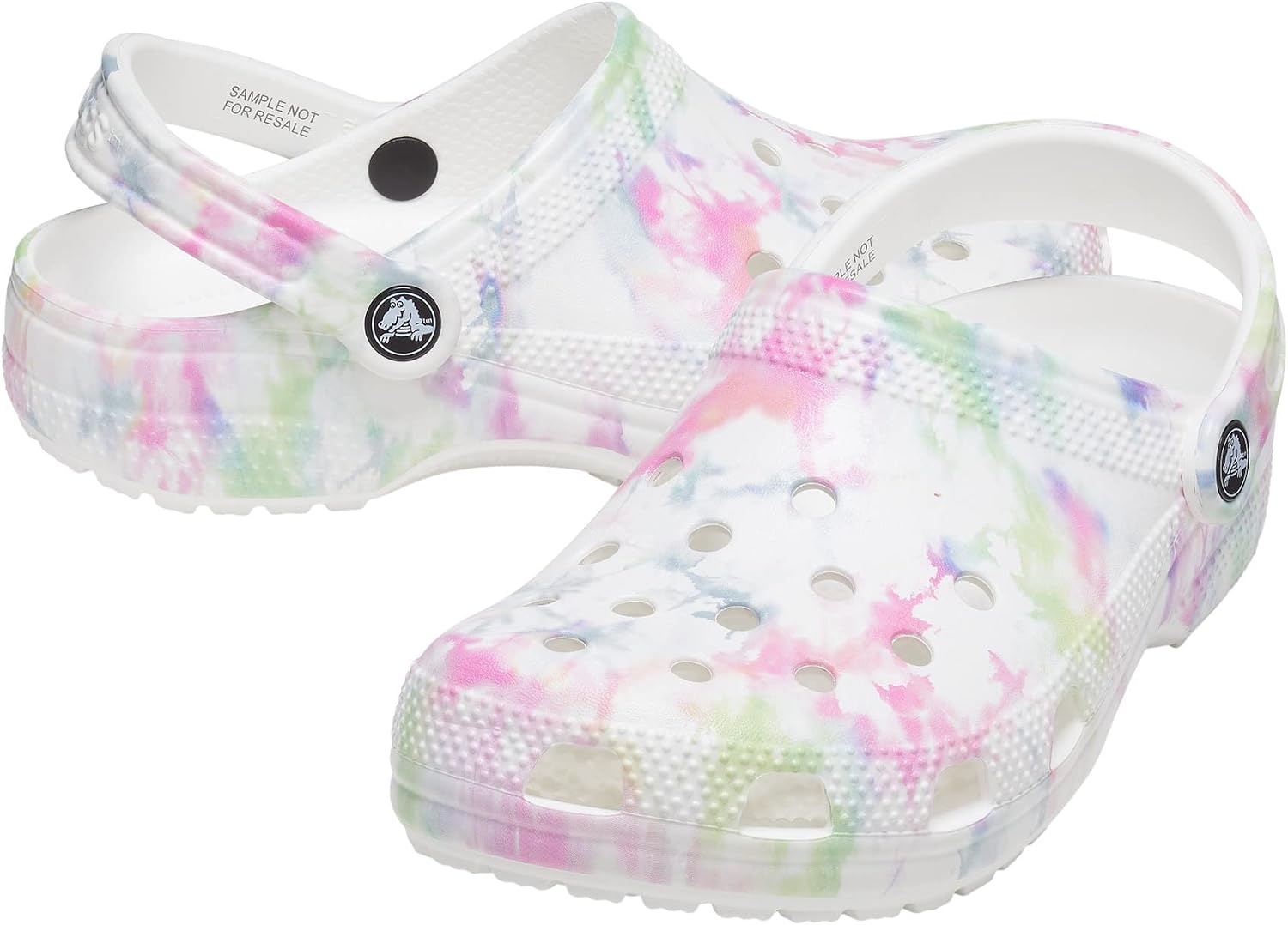 image:imageCrocs Kids Classic ClogsPastel Bleached Dye