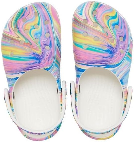 image:imageCrocs Kids Classic ClogsPastel Swirl