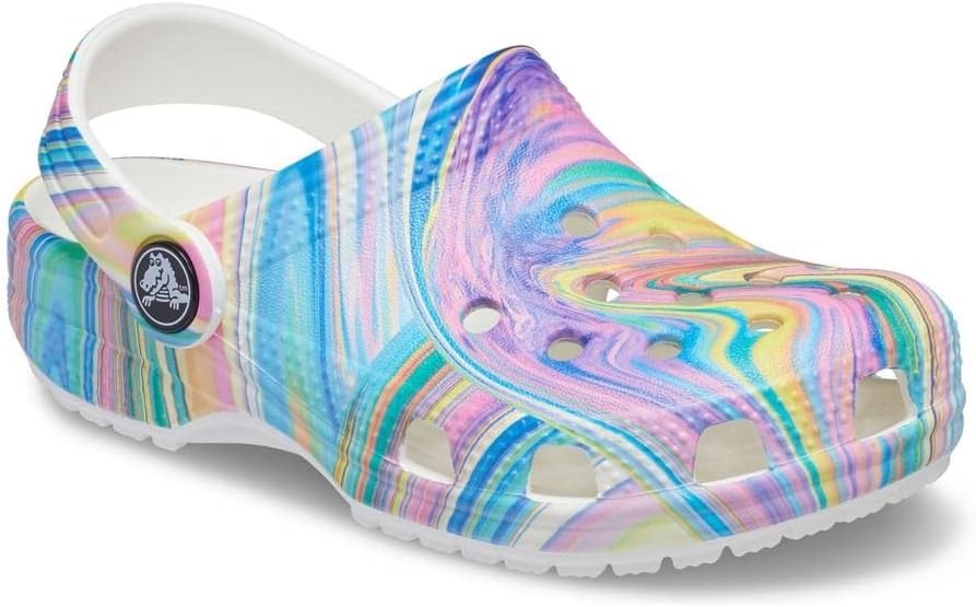 image:imageCrocs Kids Classic ClogsPastel Swirl