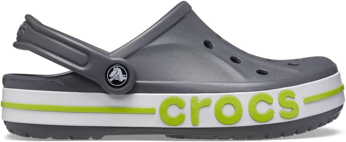 image:imageCrocs Kids Classic ClogsSlate GreyLime Punch