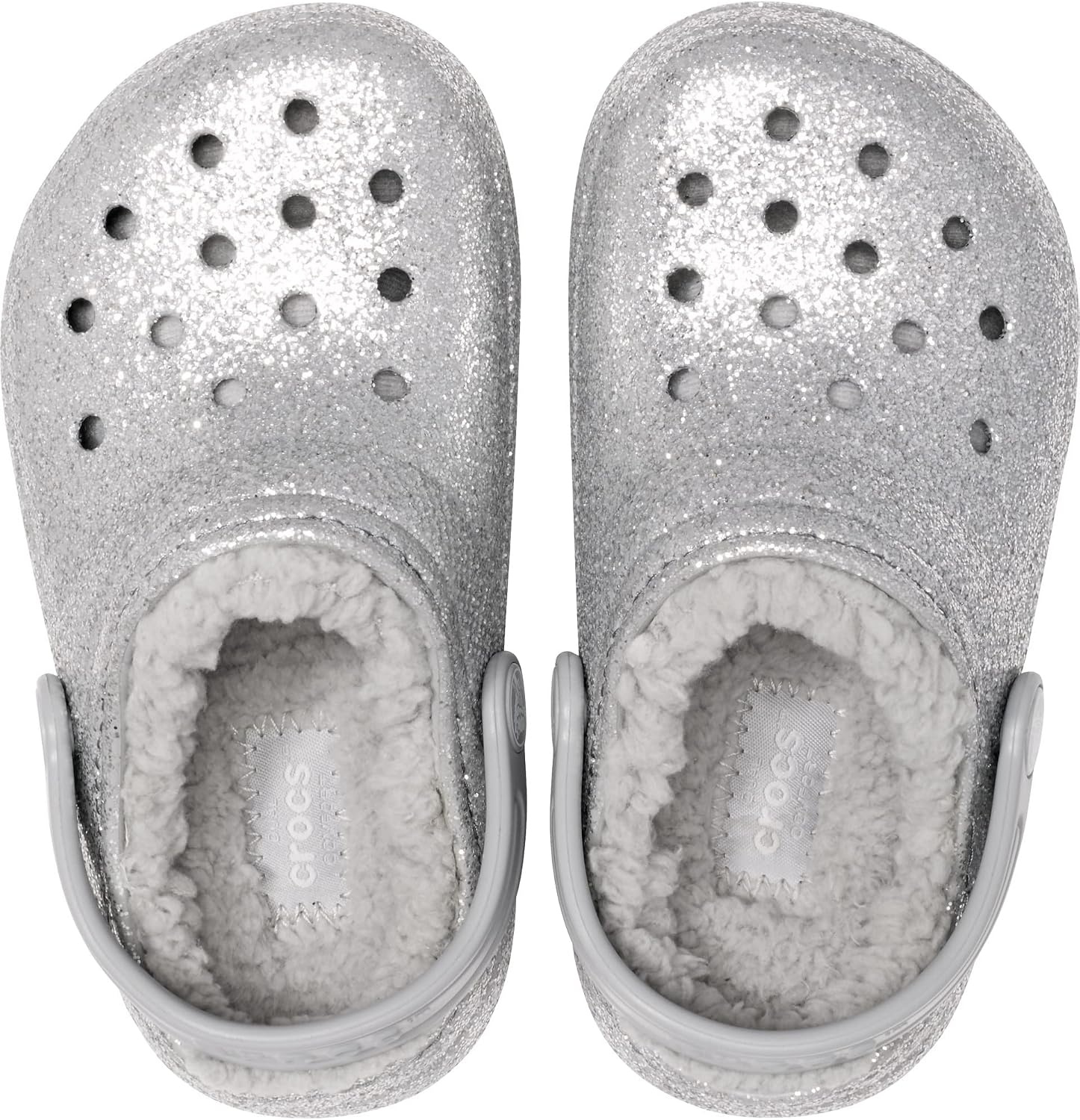 image:imageCrocs Kids Classic Lined Kids ClogSilverSilver