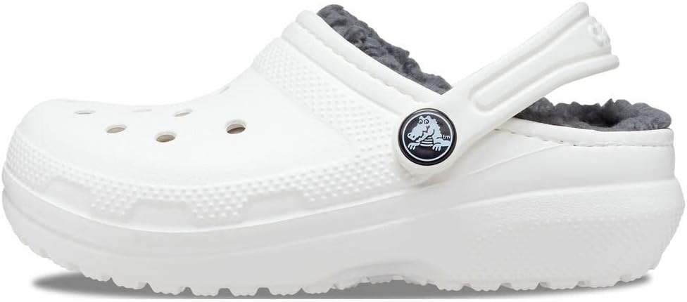 image:imageCrocs Kids Classic Lined Kids ClogWhiteGrey
