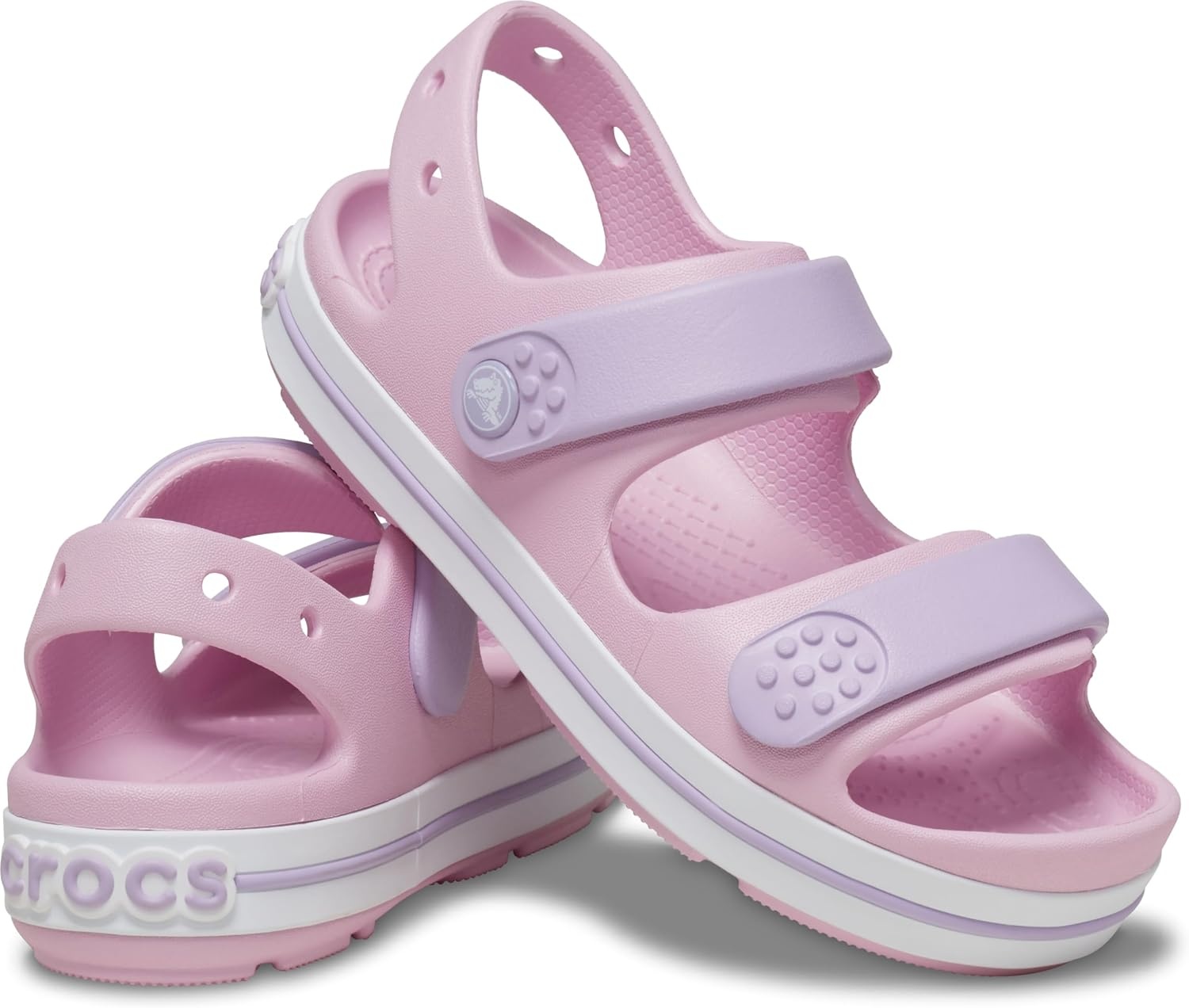 image:imageCrocs Kids Crocband Cruiser Sandals Casual SandalsBallerinaLavender