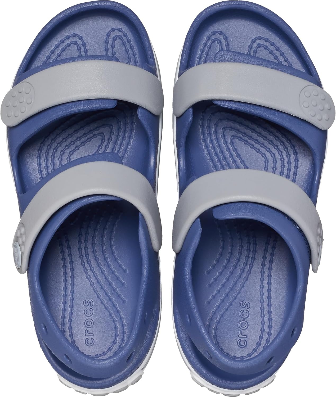 image:imageCrocs Kids Crocband Cruiser Sandals Casual SandalsBijou BlueLight Grey