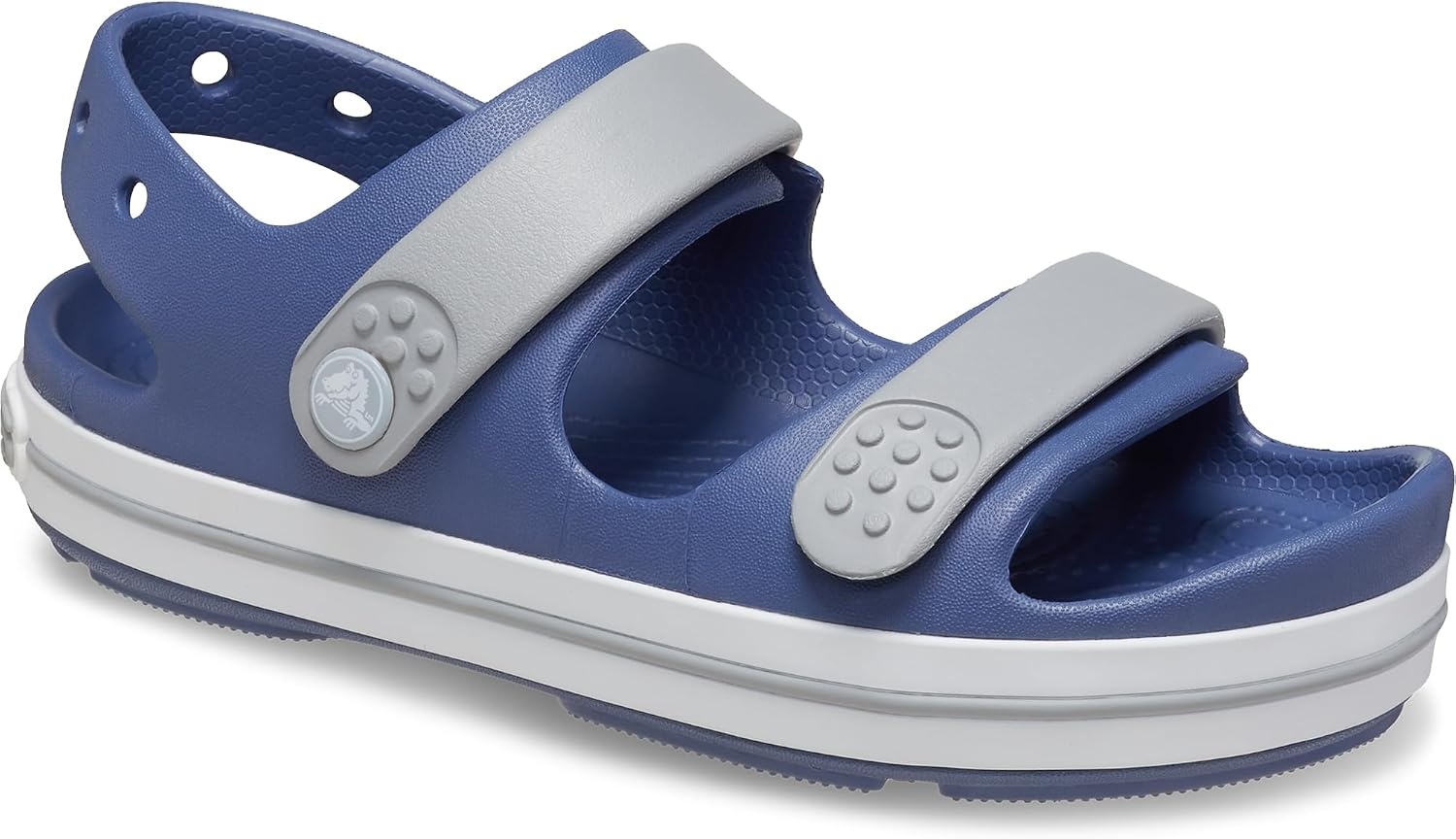 image:imageCrocs Kids Crocband Cruiser Sandals Casual SandalsBijou BlueLight Grey