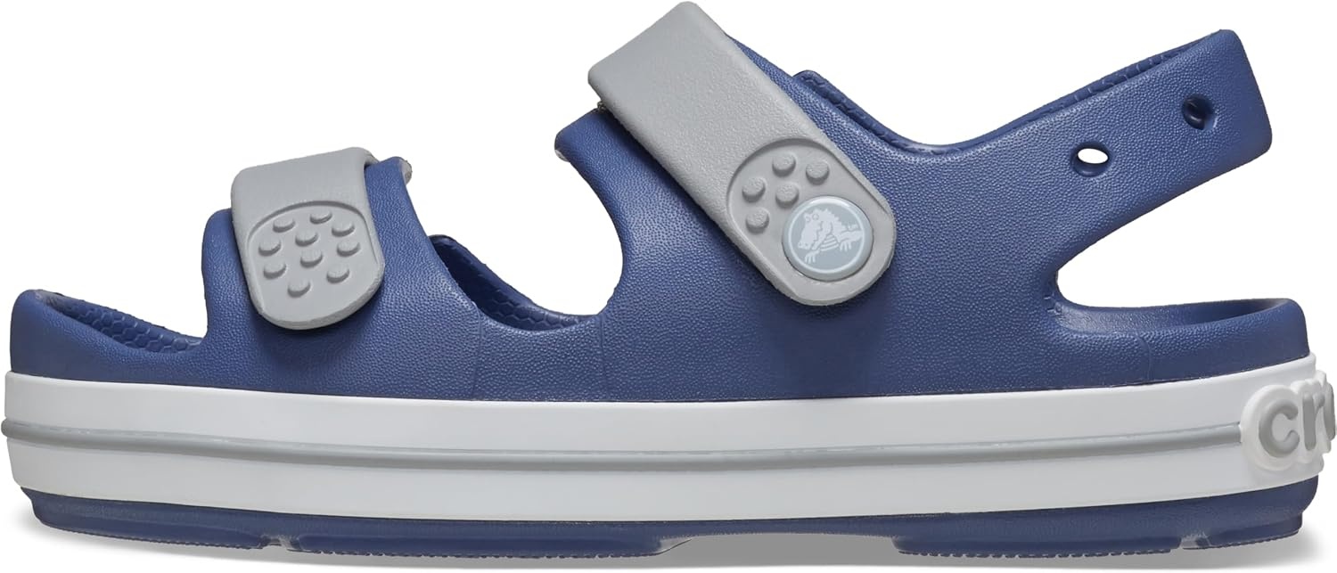 image:imageCrocs Kids Crocband Cruiser Sandals Casual SandalsBijou BlueLight Grey