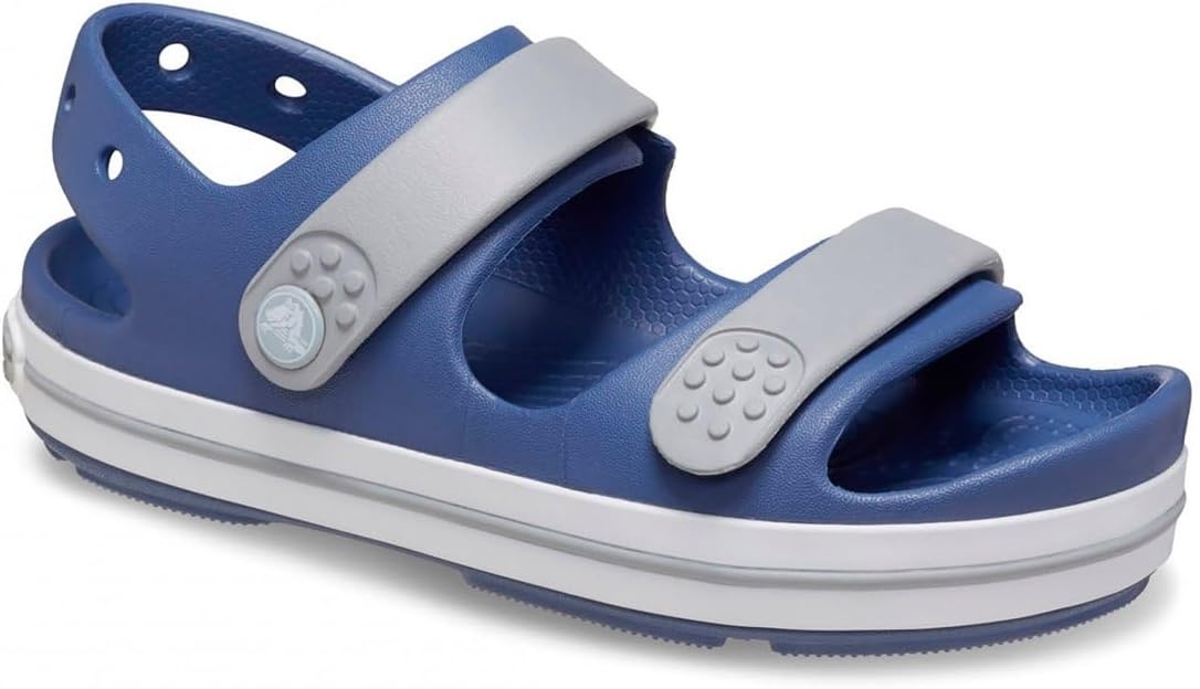 image:imageCrocs Kids Crocband Cruiser Sandals Casual SandalsBijou BlueLight Grey