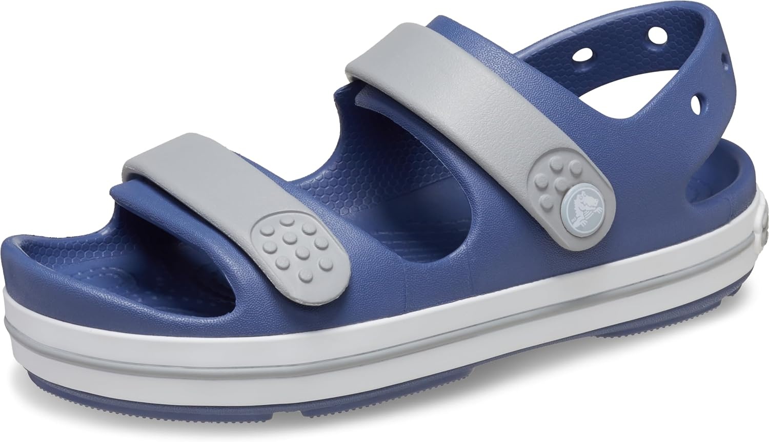 image:imageCrocs Kids Crocband Cruiser Sandals Casual SandalsBijou BlueLight Grey