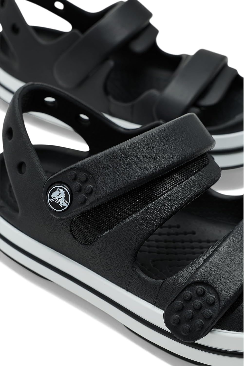 image:imageCrocs Kids Crocband Cruiser Sandals Casual SandalsBlackWhite