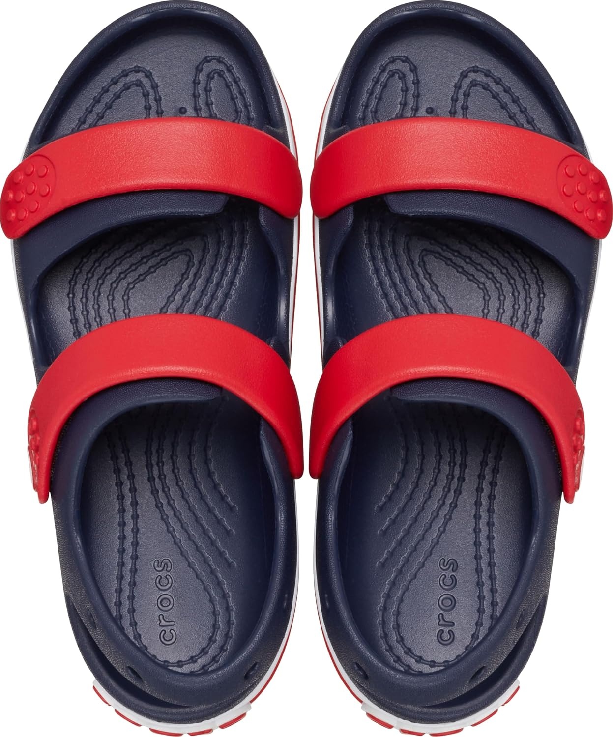 image:imageCrocs Kids Crocband Cruiser Sandals Casual SandalsNavyVarsity Red