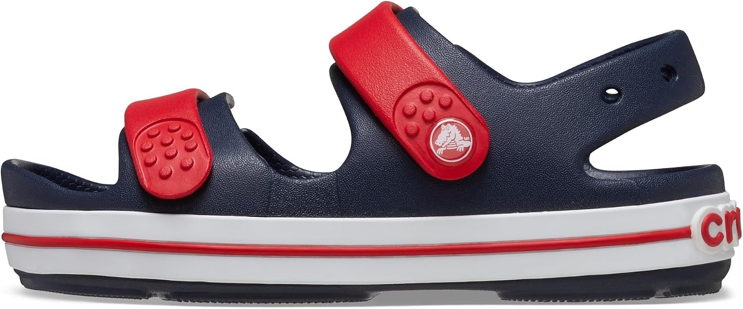 image:imageCrocs Kids Crocband Cruiser Sandals Casual SandalsNavyVarsity Red