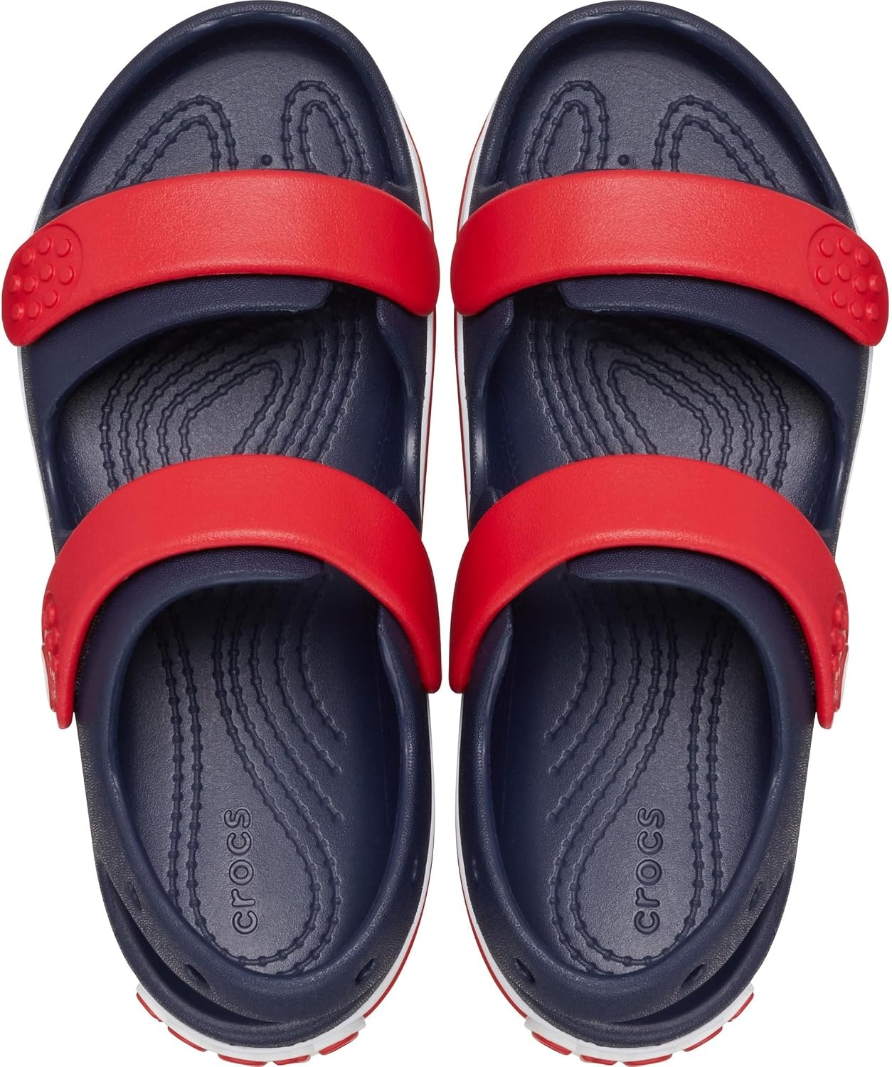 image:imageCrocs Kids Crocband Cruiser Sandals Casual SandalsNavyVarsity Red