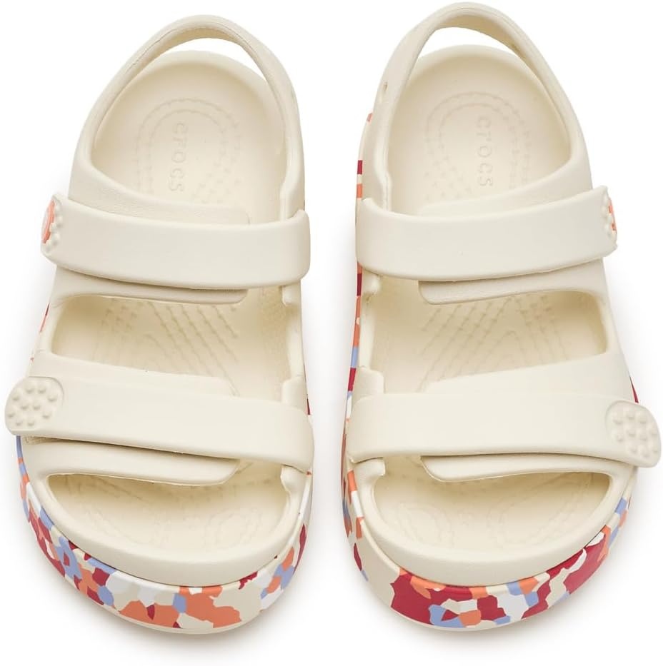 image:imageCrocs Kids Crocband Cruiser Sandals Casual SandalsSummit WhiteGuava