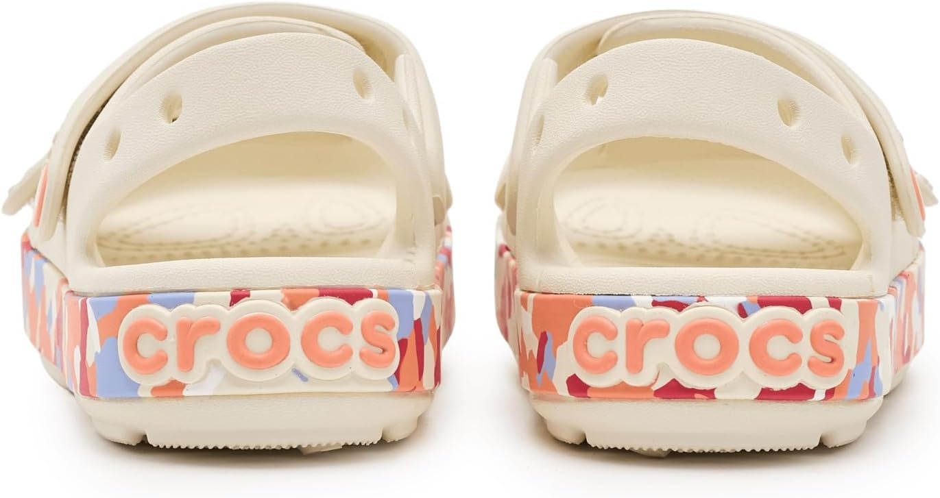 image:imageCrocs Kids Crocband Cruiser Sandals Casual SandalsSummit WhiteGuava
