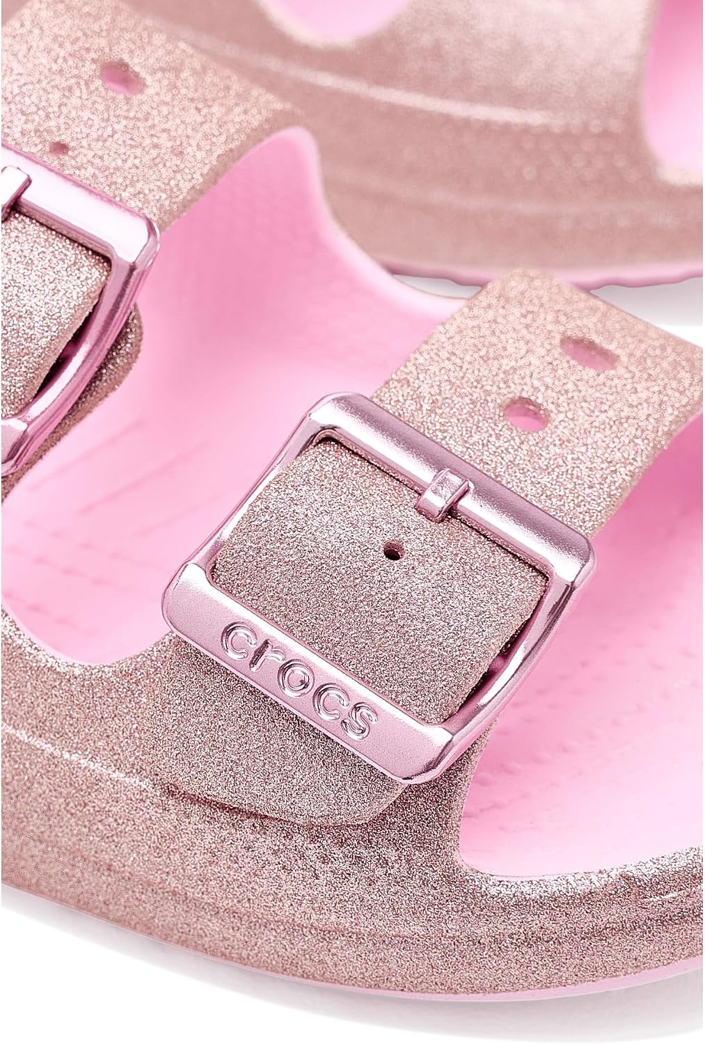 image:imageCrocs Kids Saturday Sandal Little KidBig KidPink Milk Glitter