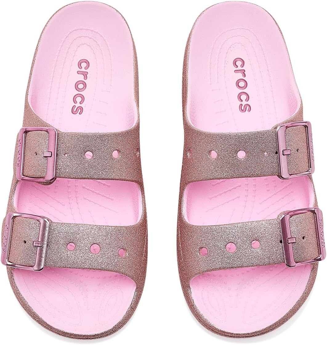image:imageCrocs Kids Saturday Sandal Little KidBig KidPink Milk Glitter