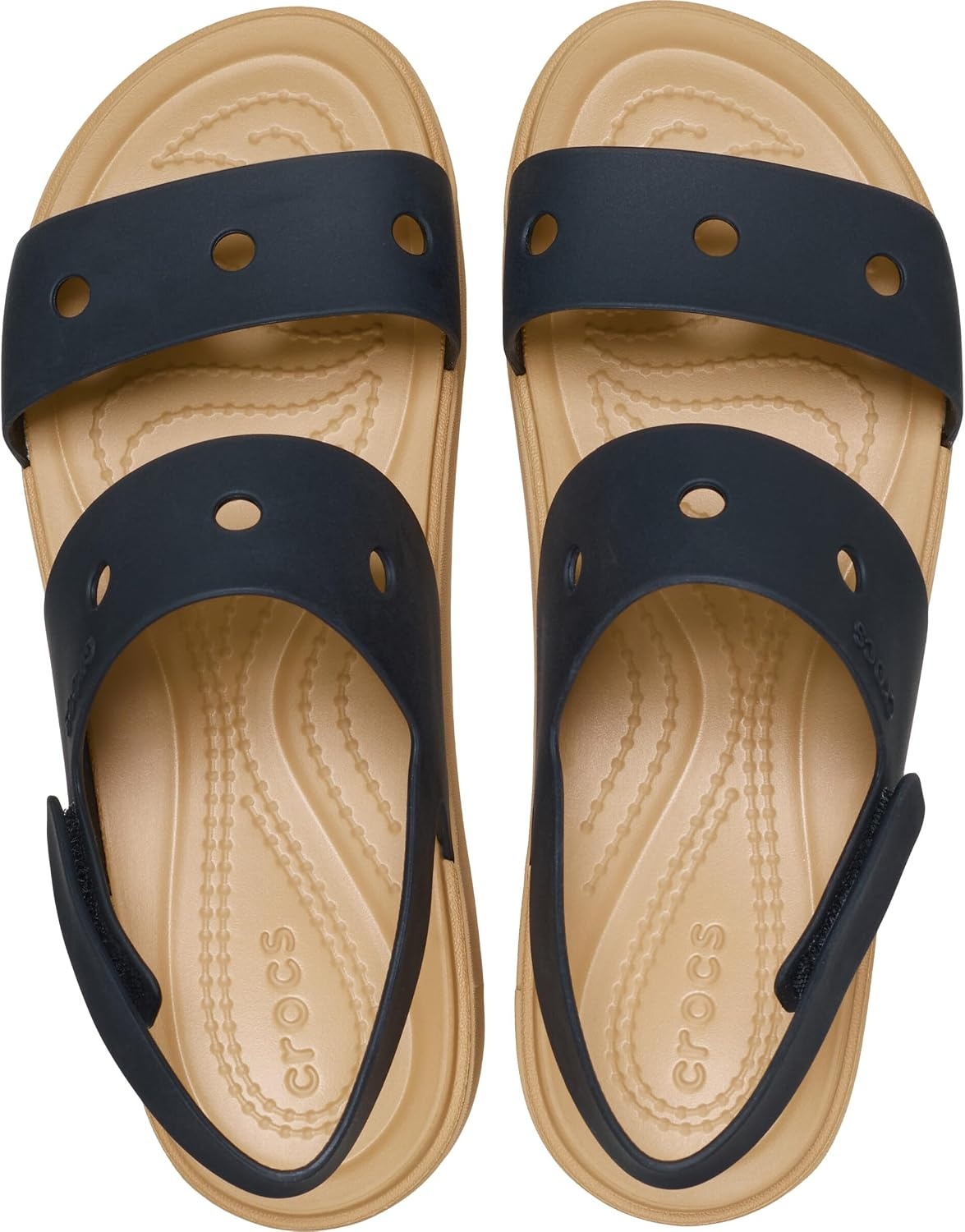 image:imageCrocs Kids Unisex Brooklyn Sandals Little KidBig KidBlackCashew