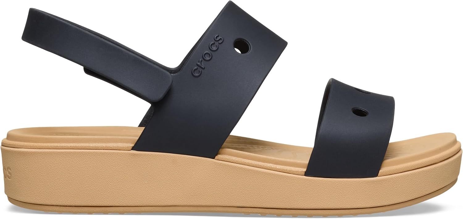 image:imageCrocs Kids Unisex Brooklyn Sandals Little KidBig KidBlackCashew