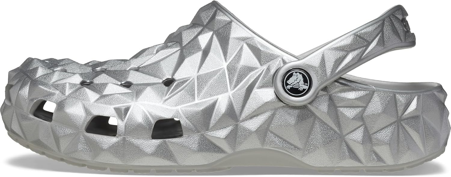 image:imageCrocs Unisex Adult Classic Geometric ClogSilver