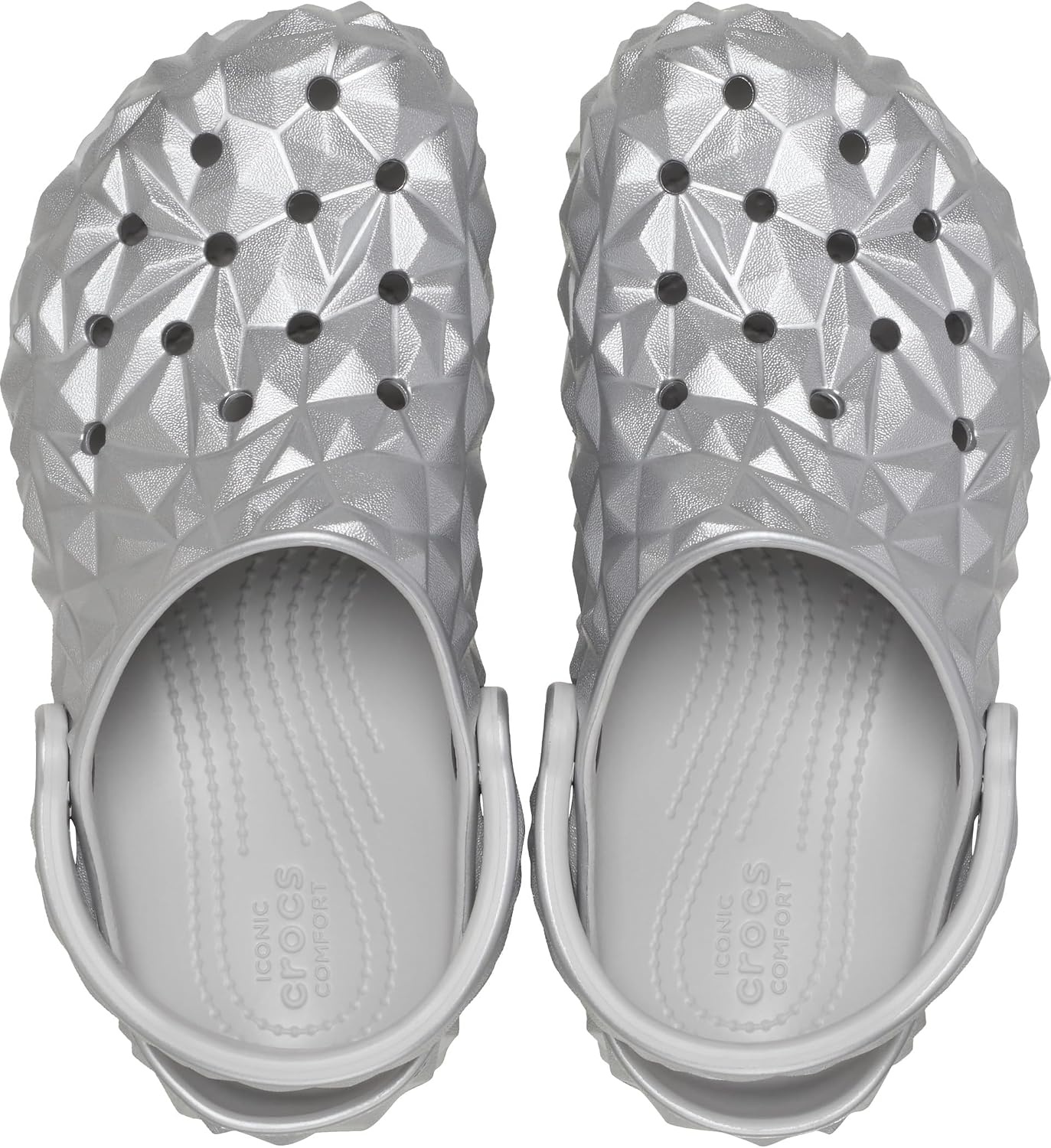 image:imageCrocs Unisex Adult Classic Geometric ClogSilver