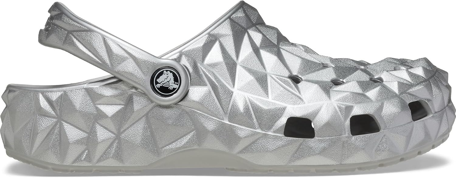 image:imageCrocs Unisex Adult Classic Geometric ClogSilver