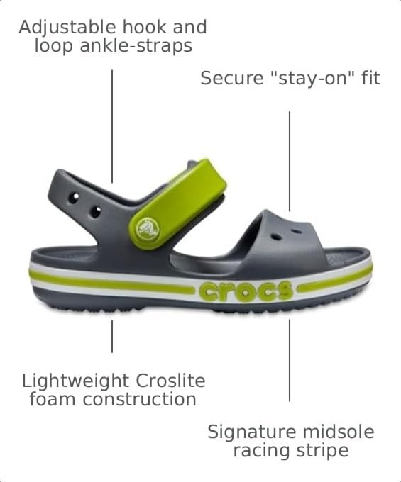 image:imageCrocs UnisexChild Bayaband SandalCharcoal