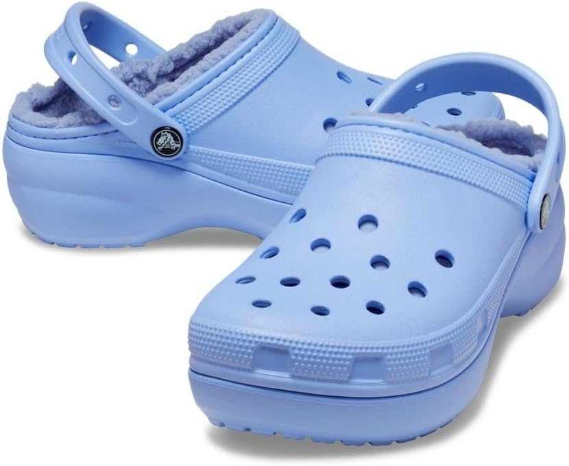 image:imageCrocs Womens Classic Lined Platform ClogsMoon Jelly