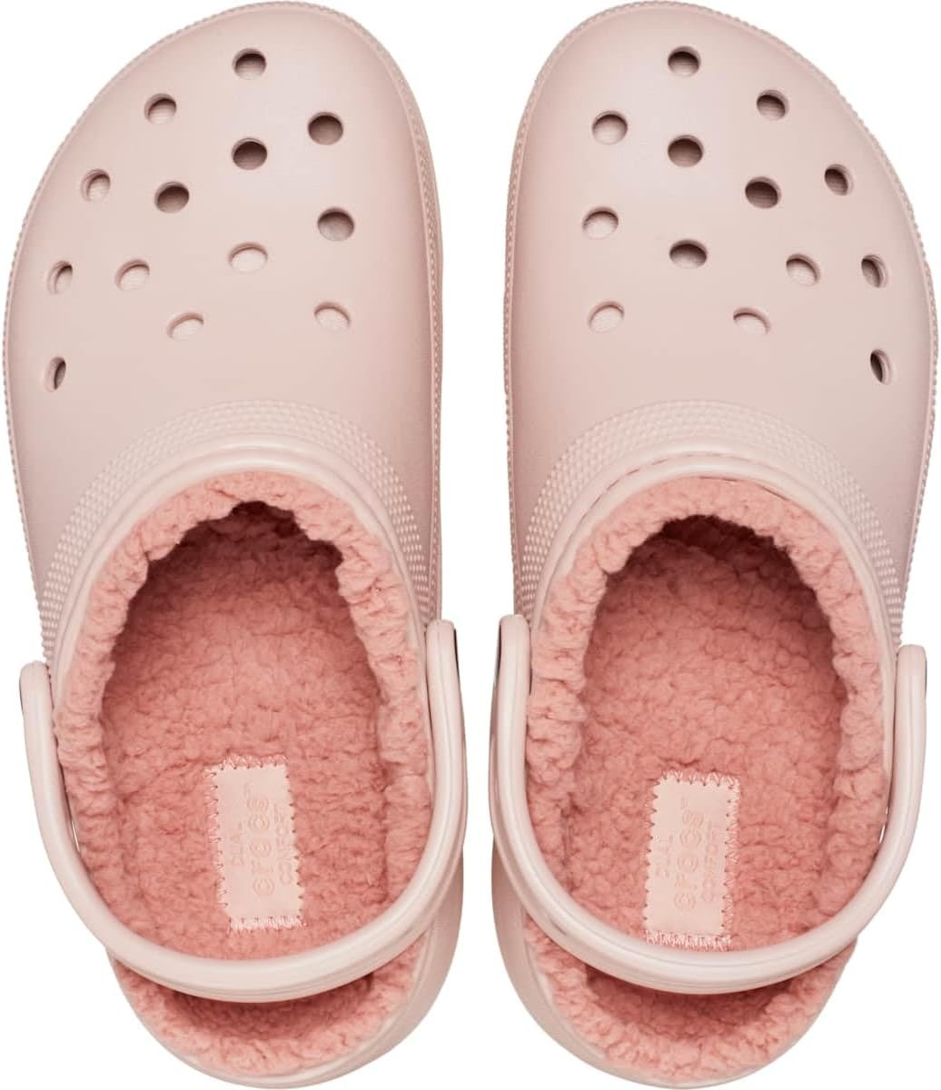 image:imageCrocs Womens Classic Lined Platform ClogsPink Clay