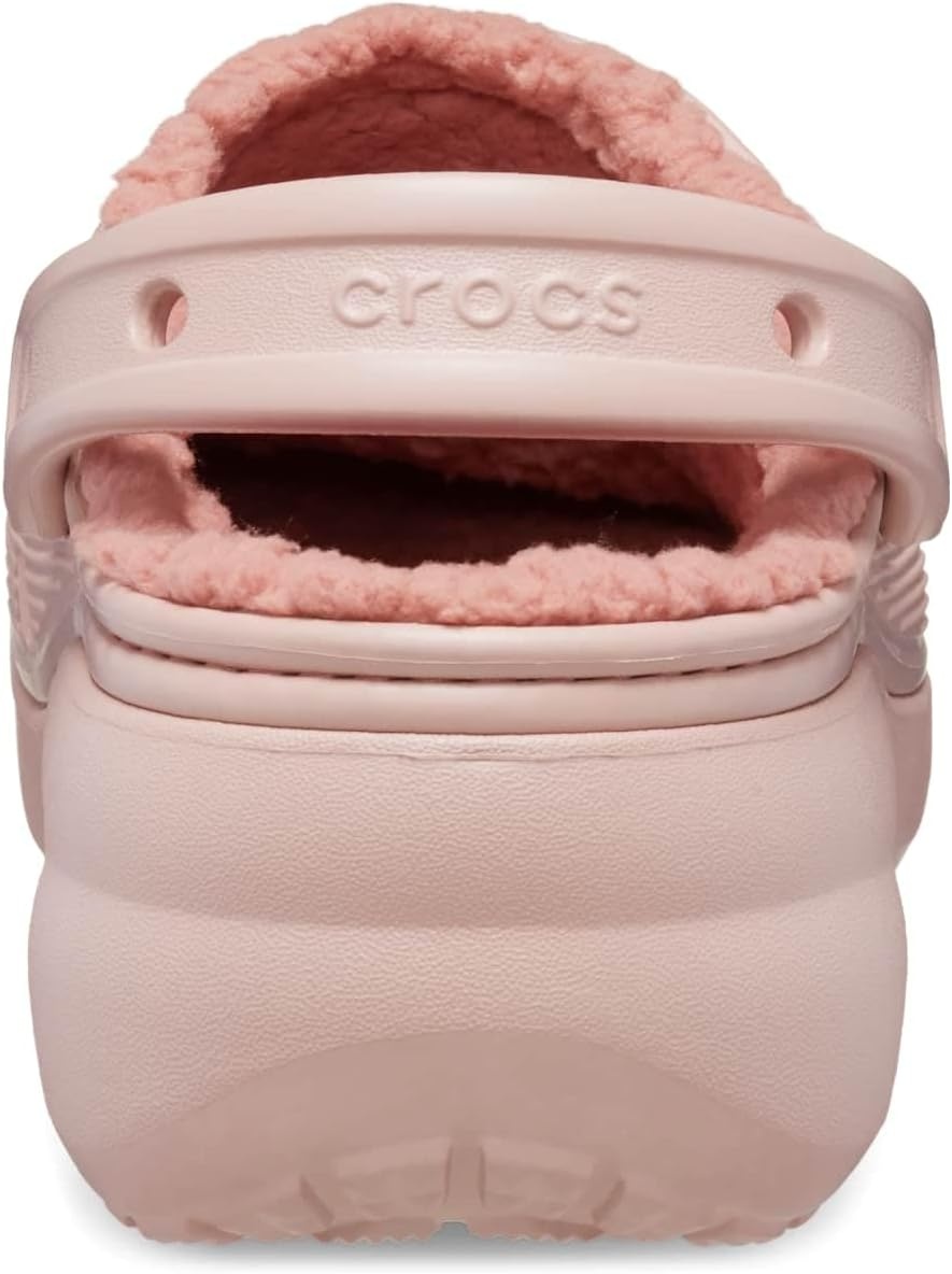 image:imageCrocs Womens Classic Lined Platform ClogsPink Clay