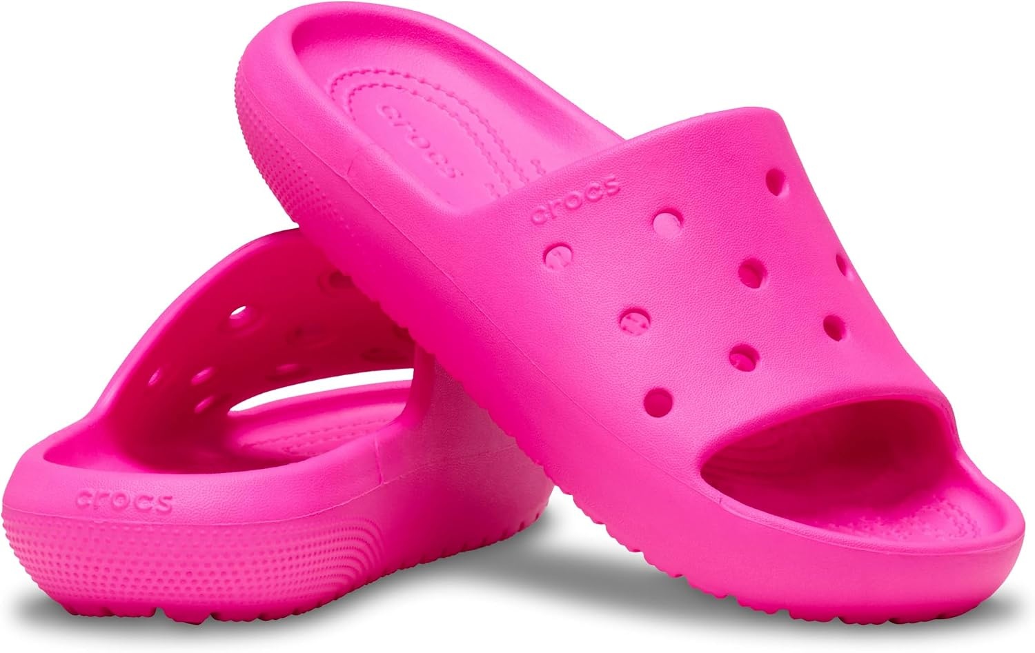 image:imageCrocs unisexchild Classic Slide V2 Little KidBig KidPink Crush