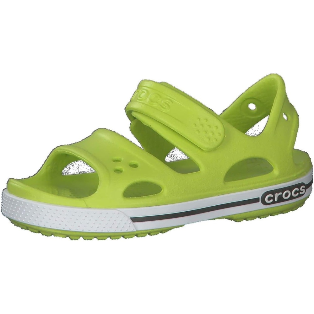 image:imageCrocs Girls Crocband II SandalsLime Punch Black