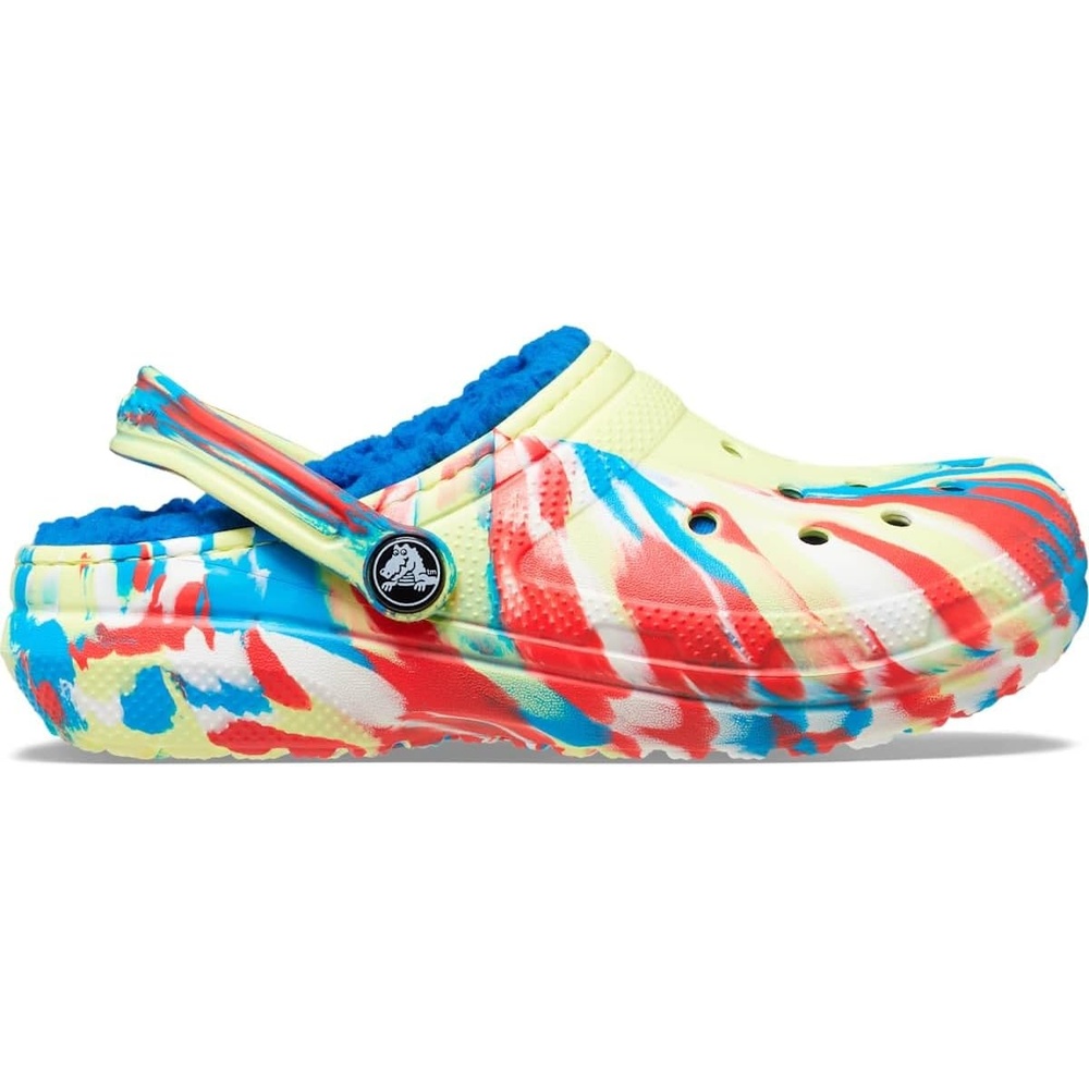 image:imageCrocs Kids Classic Lined Kids ClogSulphurMulti Marbled Tiedye