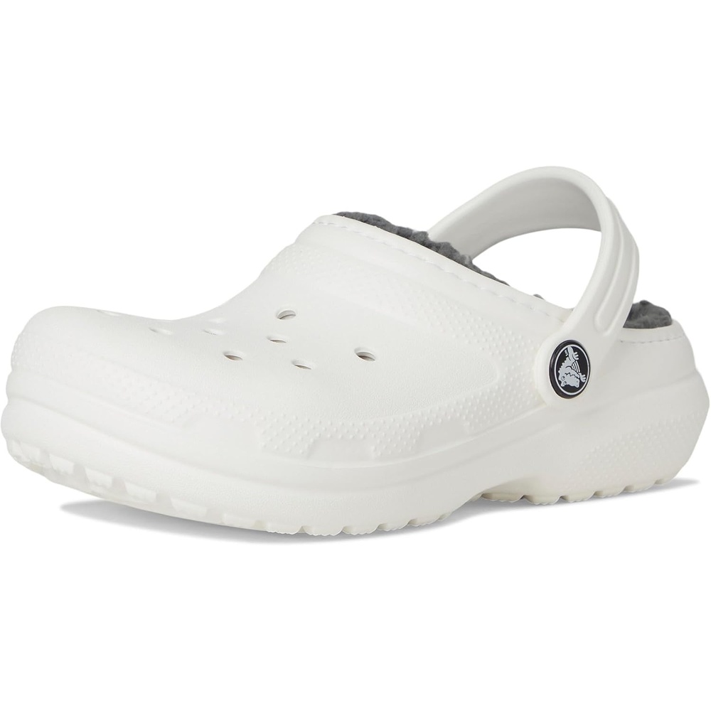 image:imageCrocs Kids Classic Lined Kids ClogWhiteGrey