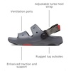 Crocs Boys’ Classic All-Terrain Sandals(Slate Grey)