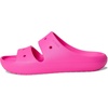 Crocs Girls’ Classic Sandal V2 (Little Kid/Big Kid) | Casual Sandals(Pink Crush)